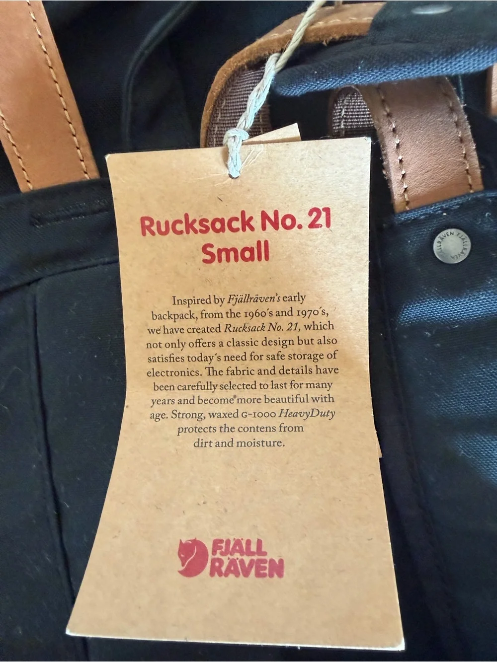 Fjallraven new tags
